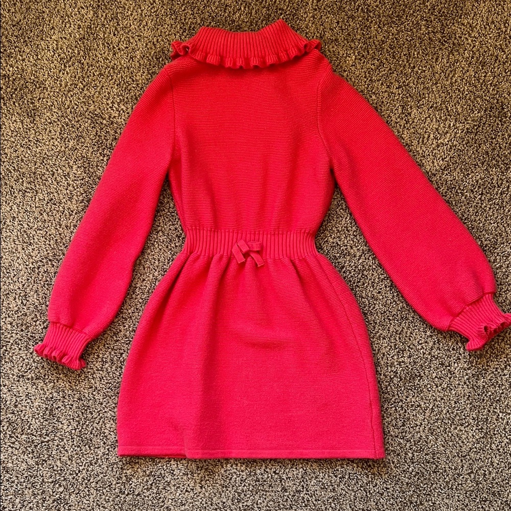 Janie and Jack Vibrant Pink Knit Dress